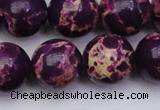 CDE2052 15.5 inches 20mm round dyed sea sediment jasper beads