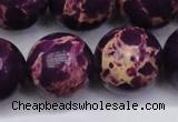 CDE2054 15.5 inches 24mm round dyed sea sediment jasper beads