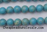 CDE2056 15.5 inches 6mm round dyed sea sediment jasper beads