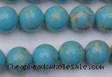 CDE2060 15.5 inches 14mm round dyed sea sediment jasper beads