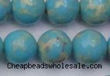 CDE2063 15.5 inches 20mm round dyed sea sediment jasper beads