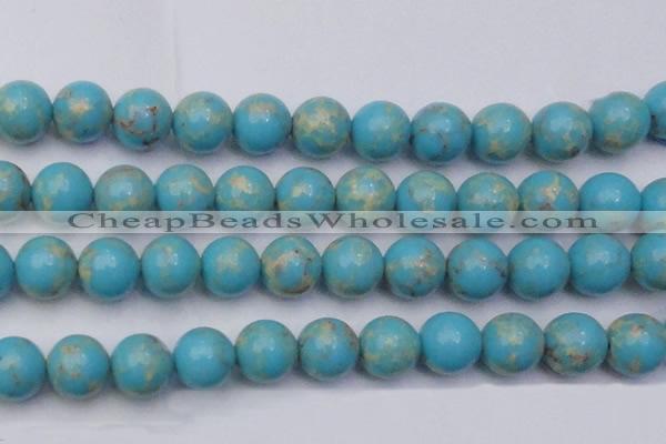 CDE2064 15.5 inches 22mm round dyed sea sediment jasper beads