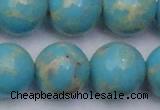 CDE2065 15.5 inches 24mm round dyed sea sediment jasper beads