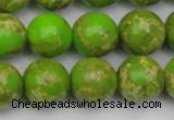 CDE2072 15.5 inches 16mm round dyed sea sediment jasper beads