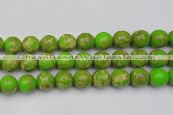 CDE2075 15.5 inches 22mm round dyed sea sediment jasper beads