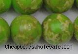 CDE2076 15.5 inches 24mm round dyed sea sediment jasper beads