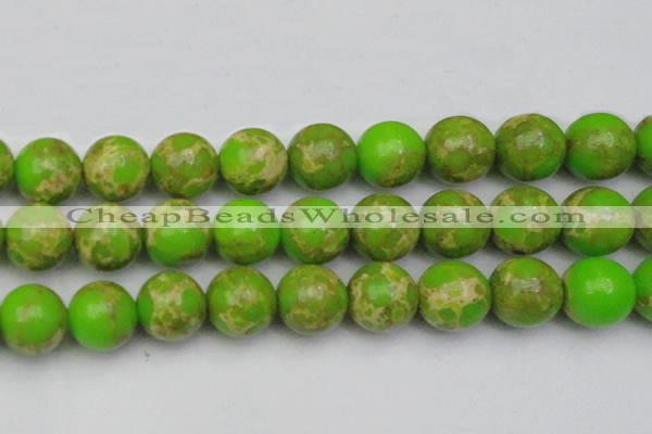 CDE2076 15.5 inches 24mm round dyed sea sediment jasper beads