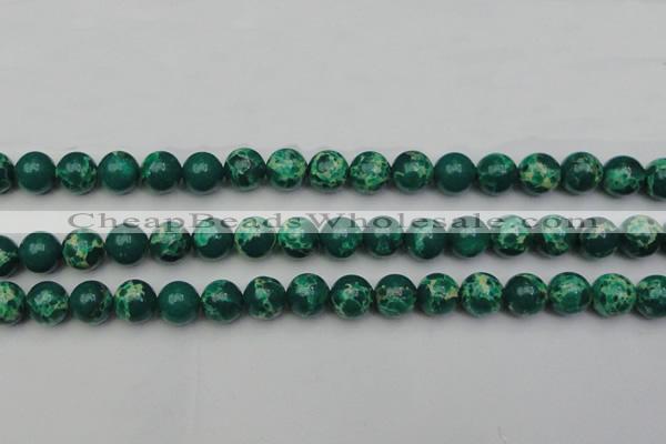 CDE2080 15.5 inches 10mm round dyed sea sediment jasper beads