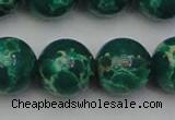 CDE2084 15.5 inches 18mm round dyed sea sediment jasper beads