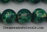 CDE2085 15.5 inches 20mm round dyed sea sediment jasper beads