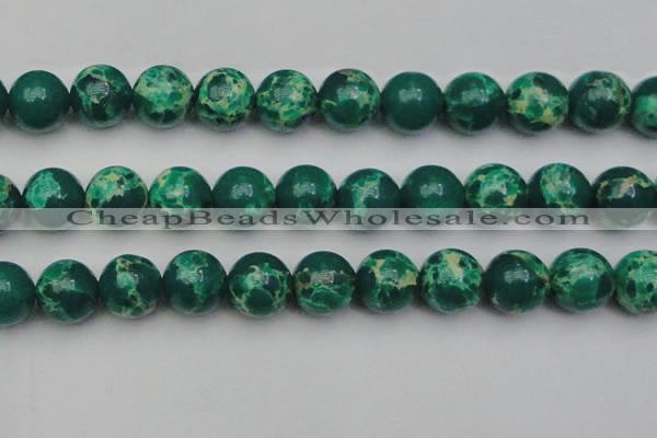 CDE2087 15.5 inches 24mm round dyed sea sediment jasper beads