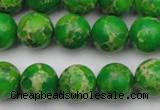 CDE2223 15.5 inches 10mm round dyed sea sediment jasper beads