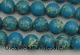 CDE2232 15.5 inches 6mm round dyed sea sediment jasper beads