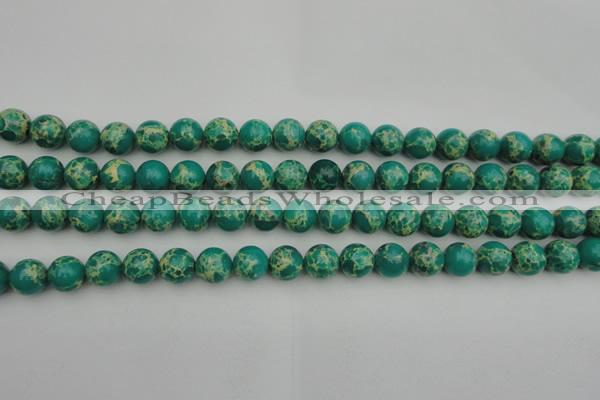 CDE2244 15.5 inches 8mm round dyed sea sediment jasper beads