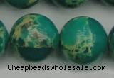 CDE2252 15.5 inches 24mm round dyed sea sediment jasper beads