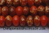 CDE2606 15.5 inches 15*20mm rondelle dyed sea sediment jasper beads