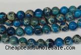 CDE265 15.5 inches 6mm round dyed sea sediment jasper beads