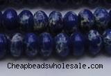 CDE2684 15.5 inches 12*16mm rondelle dyed sea sediment jasper beads