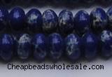 CDE2685 15.5 inches 13*18mm rondelle dyed sea sediment jasper beads