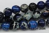 CDE44 15.5 inches 10mm round dyed sea sediment jasper beads wholesale