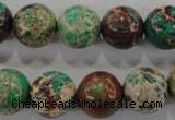 CDE855 15.5 inches 14mm round dyed sea sediment jasper beads wholesale