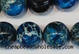 CDI222 15.5 inches 20mm round dyed imperial jasper beads