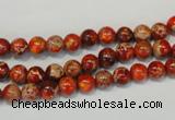 CDI491 15.5 inches 6mm round dyed imperial jasper beads