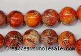 CDI494 15.5 inches 12mm round dyed imperial jasper beads