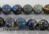 CDI814 15.5 inches 10mm round dyed imperial jasper beads wholesale