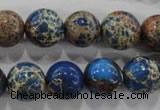 CDI815 15.5 inches 12mm round dyed imperial jasper beads wholesale