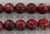 CDI824 15.5 inches 12mm round dyed imperial jasper beads wholesale