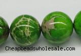 CDI85 16 inches 20mm round dyed imperial jasper beads wholesale