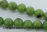 CDJ141 15.5 inches 8mm round Canadian jade beads wholesale