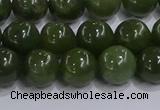 CDJ273 15.5 inches 10mm round Canadian jade beads wholesale