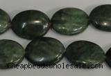 CDJ28 15.5 inches 15*20mm oval Canadian jade beads wholesale