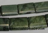 CDJ34 15.5 inches 13*18mm flat tube Canadian jade beads wholesale