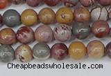 CDJ401 15.5 inches 6mm round sonoran dendritic jasper beads