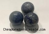 CDN1071 30mm round blue aventurine decorations wholesale