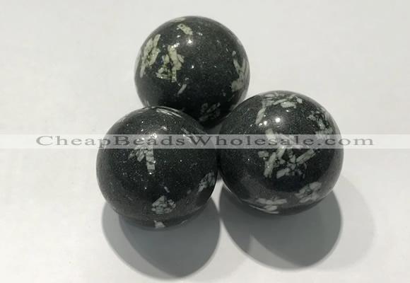 CDN1118 30mm round jasper decorations wholesale