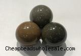 CDN1125 30mm round jasper decorations wholesale