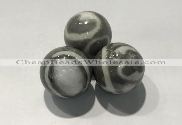 CDN1128 30mm round jasper decorations wholesale