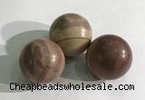 CDN1147 30mm round jasper decorations wholesale