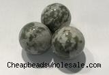 CDN1155 30mm round Mashan jade decorations wholesale