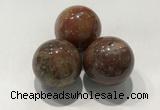 CDN1163 30mm round jasper decorations wholesale