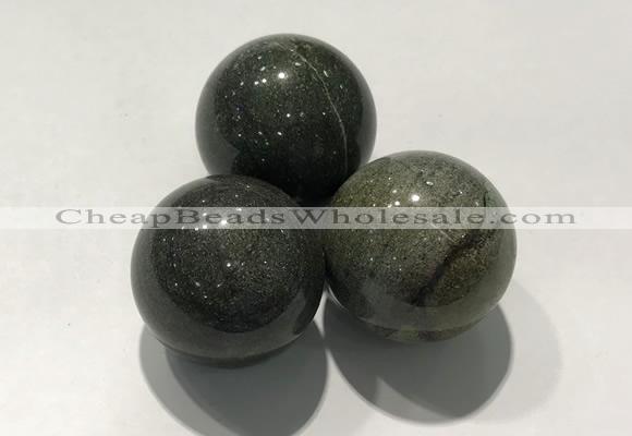 CDN1165 30mm round jasper decorations wholesale