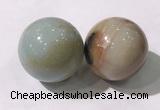 CDN1253 40mm round amazonite decorations wholesale