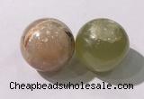 CDN1266 40mm round Afghanistan jade decorations wholesale