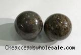 CDN1278 40mm round tiger skin jasper decorations wholesale