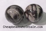 CDN1304 40mm round jasper decorations wholesale