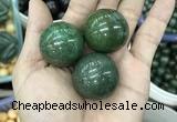 CDN17 30mm round pyrite gemstone decorations wholesale